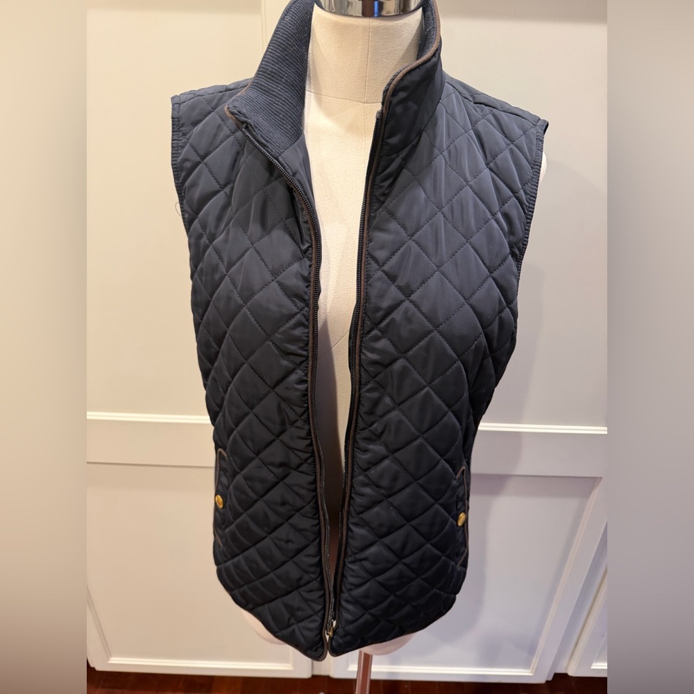Telluride Clothing Company Quilted Navy Vest for Women